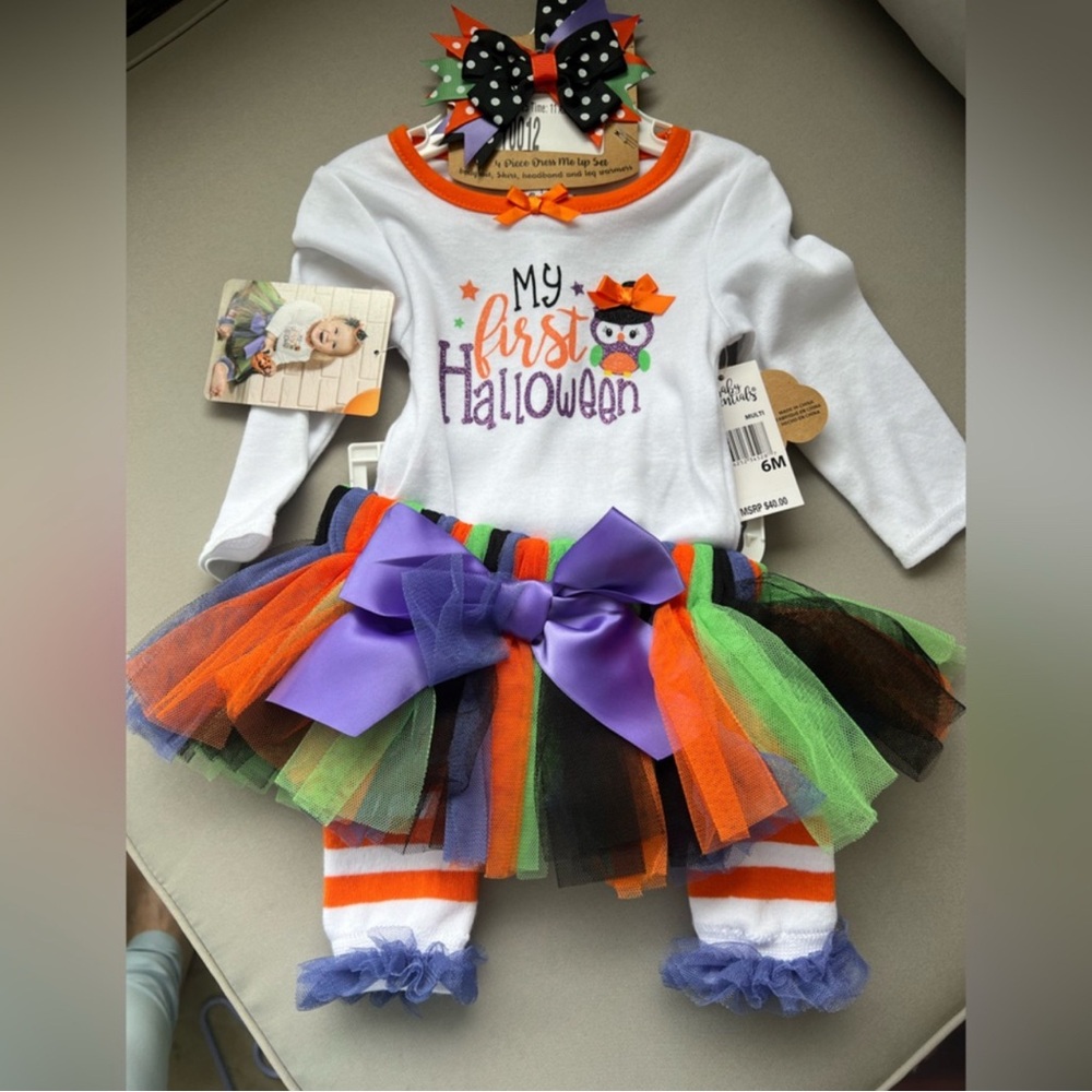 Carter's Colorful Halloween Costume Set with Tutu